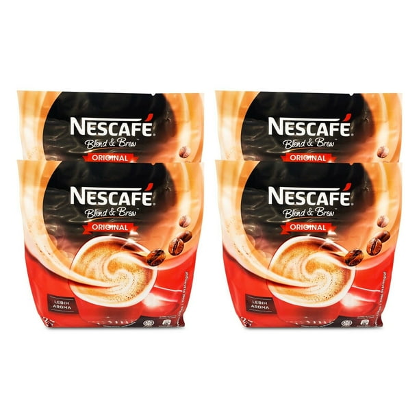 NESCAFE 3 in 1 Original Blend&Brew Instant Coffee 112 sticks(4pack)