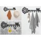 thumbnail image 5 of Wall-Mounted Key Holder Hooks, Decorative Black Metal with 7 Hooks, 5 of 5