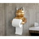 thumbnail image 3 of Soporte de Papel Higiénico Montado en Pared de Dibujos Animados, Soporte de Tejido de Resina para Oficina de Hotel, Baño or, Arte, Decoración Cat_Golden Macarena Rejilla para pañuelos de pared, 3 of 8