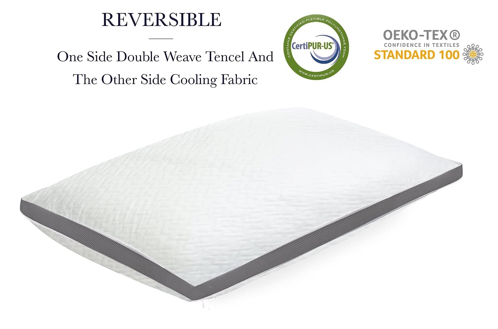 Serta Lasting Comfort Cooling Memory Foam Pillow atelieryuwa.ciao.jp