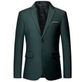 thumbnail image 2 of Cloudstyle Mens Slim Fit 3 Piece Suit Classic Business Wedding Suits Tuxedo Blazer Waistcoat Trousers, 2 of 4