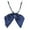 Navy, variant on Clearance! Lisingtool Ties for Men Women's Double Layer Bow Tie Bow Flower New Featherless Root Japanese College Style Solid Color Bright Face Bow Tie Army Green Promotion Sale