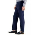 thumbnail image 2 of Perry Ellis Mens Modern fit Dress Pants 40 / 32 Navy Blue Solid Stretch, 2 of 4