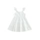 thumbnail image 1 of Vestido De Princesa Con Gradas De Color SóLido Con Mangas Voladoras Para NiñOs PequeñOs, 1 of 4