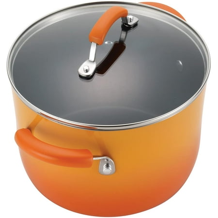 Rachael Ray Hard Enamel Non-Stick Cookware Set, 14 Piece