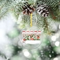 thumbnail image 3 of Xihbxyly Adorno Navideño Personalizado, Diseño Acrílico Personalizable, Decoración para Árbol de Navidad, Regalo para Recuerdos Familiares, Recuerdo Festivo, Lazo para Colgar Fácilmente, 8 Cm de Diám, 3 of 6