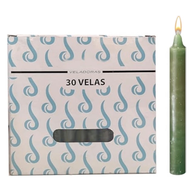 Velas Largas Parafina de 15cm Caja Con 30 piezas Velitas