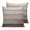 Brown, variant on Pillow Covers 18x18 Set of 2, Brown Wooden Throw Pillow Covers Decorative Couch Cushion Cover, Grey Stripe Gradient Country Rustic Grain Microfiber Soft Square Pillowcases for Bedroom Sofa