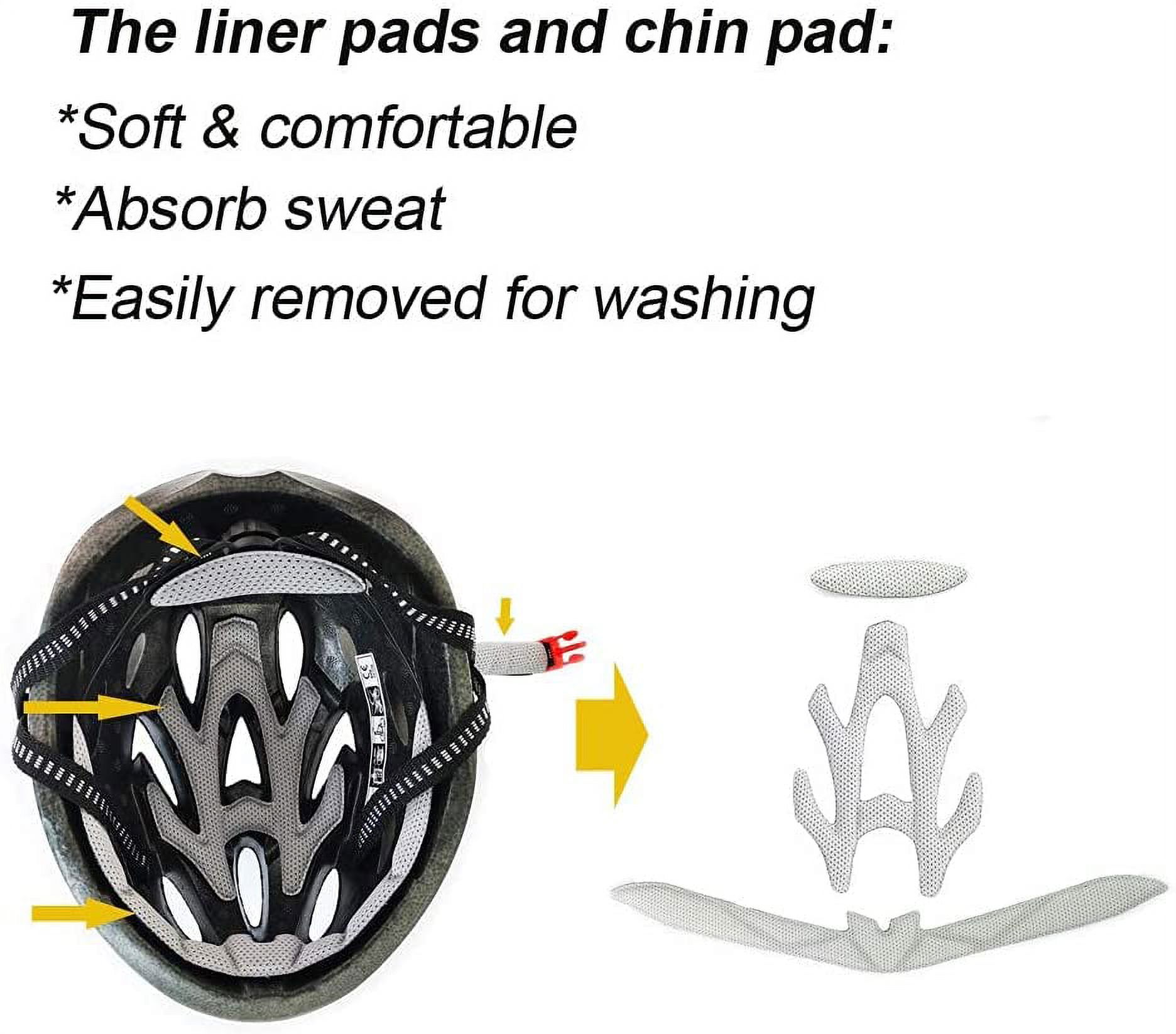 Upanbike Adults Bicycle Helmet, Black photo 7