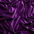 thumbnail image 2 of Ice Fabric Stretch Velvet Fabric by the Yard - 60" Wide Soft Stretchy Fabric for Sewing Clothes, Apparel, Costume, Crafts - 90% Polyester 10% Spandex - Purple - 4 Yards, 2 of 7