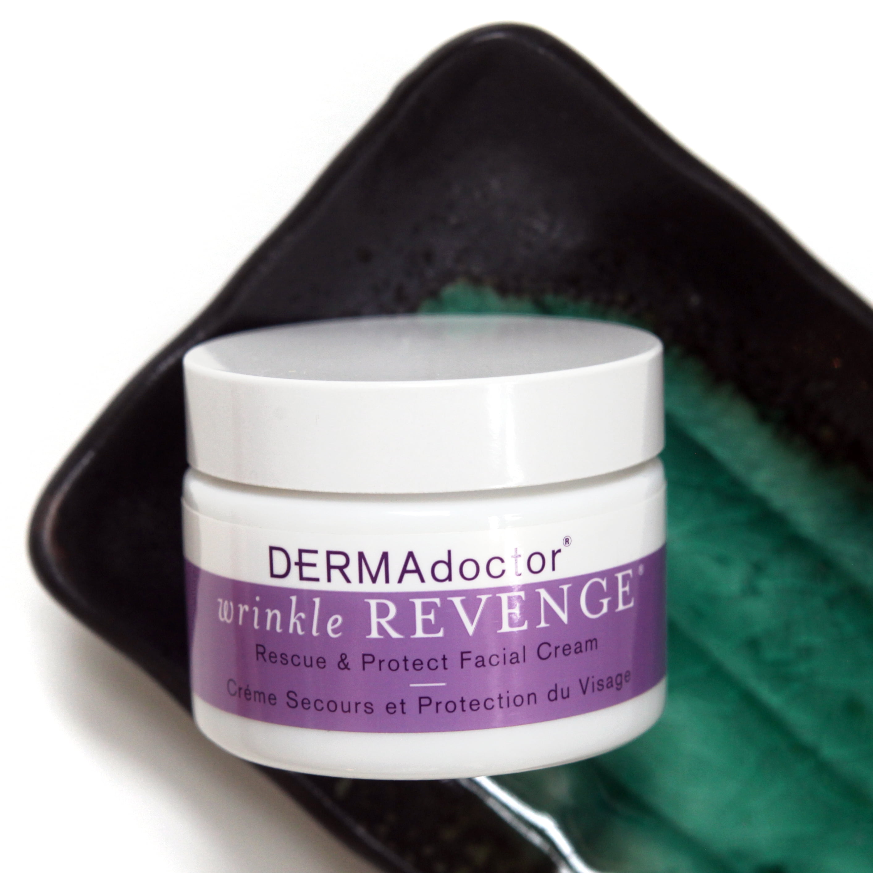 DERMAdoctor Wrinkle Revenge Rescue & Protect Facial Cream | Anti-Aging, Hydrating, 1.7 fl oz