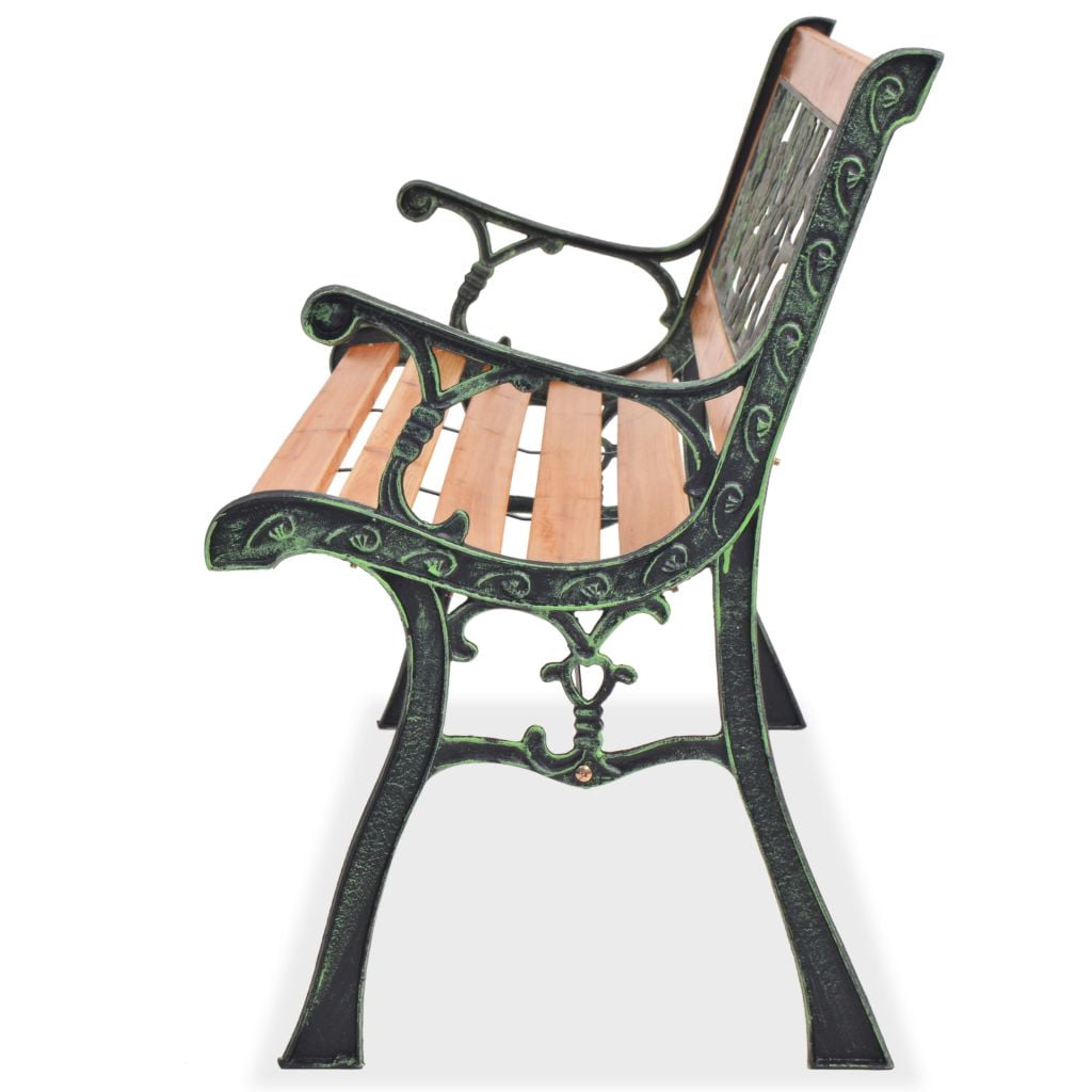 Kepooman 48" Outdoor Garden Metal Rose Bench for Deck Patio, Brown Kepooman 48" Outdoor Garden Metal Rose Bench for Deck Patio, Brown