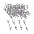 thumbnail image 4 of Almencla 50 Pieces Fishing Snaps Compact Freshwater Saltwater Fly Fishing Quick Snaps 15mm, 4 of 8