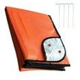 thumbnail image 3 of Reflective Thermal Camping Blanket Ideal For Outdoor Use 82 7X59 1Inch Green, 3 of 7