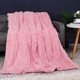 thumbnail image 3 of Lujoso Lanudo Piel Sintética Manta Suave Caliente Sherpa Inverso para Sofá Diván Cama Rosado 230 x 230 cm Unique Bargains Manta, 3 of 8