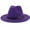 Purple, variant on BAYAIXZ Men Fedora Men & Women Vintage Wide Hat With Belt Buckle Adjustable Outbacks Hats Fedora for Men Cowboy Hat (Purple,One Size)