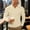 #Beige, variant on DPTALR Men's Lapel Long Sleeve Polo Shirt, Solid Color Business Casual Golf Top,Beige,Big and Tall Men L