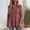 *Red, variant on ClodeEU Womens Long Sleeve Collar Button Peplum Shirts Tops,Cute Trendy Tunic Blouses Beige,Womens Plus M