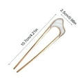 thumbnail image 2 of French Hair Pin Hair Pins for Women,2024 Newest French Twist Hair Pin Hair Pins,U Shaped Hair Pins Metal Vintage Hair Sticks French Hair Pin Hairstyle for Women, 2 of 4