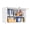 White, variant on AUHUP Steel Wall Cabinet, Metal Wall Mounted Storage Cabinet Organizer for Garage, Office, Kitchen, Black, 32"W x 14"H x 13"D