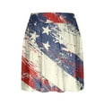 thumbnail image 5 of QATAINLAV Plus Size 4th of July Skort, Women 2024 Summer Fake Two Piece Yoga Shorts American Flag Patriotic Tennis Skirts Multicolor XXL, 5 of 6