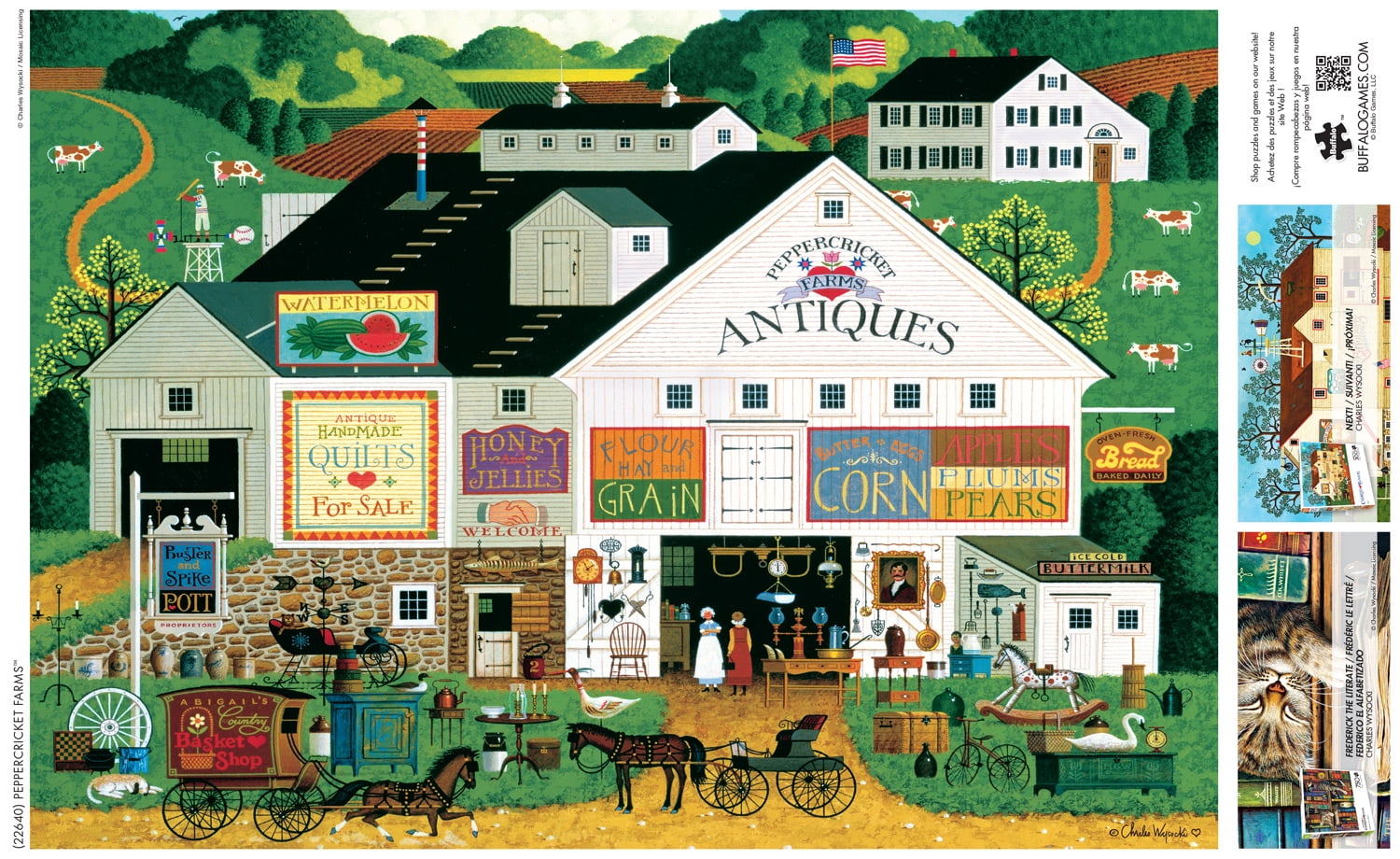 Buffalo Games Peppercricket Farms 300-Piece Interlocking Jigsaw Puzzle for Adults Ages 14-99 Years