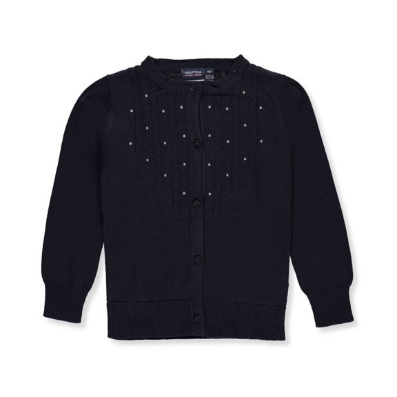 Nautica Little Girls' Rhinestone Cardigan (Sizes 4 - 6X)