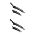 thumbnail image 1 of Guardoinrt Wide Compatibility Improved Performance Bicycle Fender Set For All Bikes Enhanced Safety Plastic Bicycle Mudguard black gray 2Set, 1 of 6