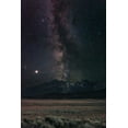 thumbnail image 2 of Majchrowicz, Alan 11x14 Black Ornate Wood Framed with Double Matting Museum Art Print Titled - Milky Way in Sawtooth Mountains, 2 of 4