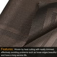 thumbnail image 5 of Unique Bargains Durable Square Washable Woven Place Mats Coffee 450x300mm, 5 of 6