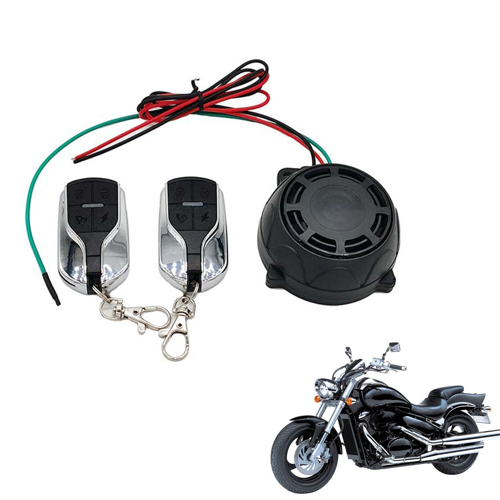 ✪ Long-distance Dual Remote Control Anti Theft Alarm Motorcycle Alarm Security System with Sensitive Vibration Sensor