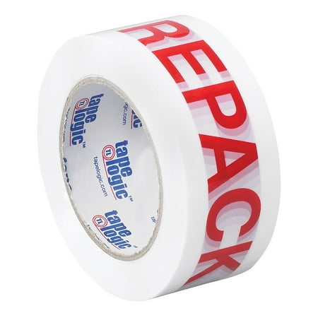 UPC: 0841436054898 | Tape Logic Pre-Printed Carton Sealing Tape  Repack  2.2 Mil 2  x 110 yds. Red/Wh T902P07