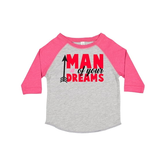 Inktastic Man of Your Dreams Valentine's Day with Arrow Boys or Girls Toddler T-Shirt