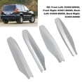 thumbnail image 4 of Roof Rack Rails End Cap, Colorfast Roof Cargo Rack End Cover Shell Cap Trim, ABS Materials, Fit for GX470 2003-2009, 4pcs, 4 of 7