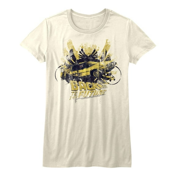 Back To The Future Movies Glamour Juniors Short Sleeve T Shirt