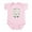 Petal Pink, variant on CafePress - Animal Pictures Alphabet Infant Bodysuit - Baby Light Bodysuit, Size Newborn - 24 Months
