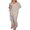 Orange, variant on Women Y2k Pajama Set Striped Contrast Color Long Sleeve Sleepwear Lounge Sets Homewear Nightwear