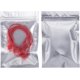 thumbnail image 3 of 100 Pieces Resealable Bags Foil Pouch Bag Flat Bag For Party Favor Food Storage (silver, 10*15cm), 3 of 5