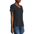 thumbnail image 4 of Hanes Women's X-temp Short Sleeve V-neck T-Shirt, 4 of 6