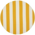 thumbnail image 6 of SAFAVIEH Montauk Saranna Striped Cotton Area Rug, Yellow/Ivory, 6' x 9', 6 of 8