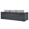 thumbnail image 5 of Modway Summon Modern Aluminum and Rattan Patio Sofa in Canvas/Gray, 5 of 5