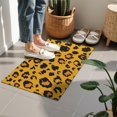 thumbnail image 4 of Yellow and Black Of Leopard Print Door Rugs,Washable Non Slip Door Mats Indoor,Decorative Door Mats,Entry Mat Indoor for Entrance,Bedroom,Kitchen,Bathroom,16"x24", 4 of 6