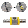 thumbnail image 4 of 2X Universal Fuel Pressure Gauge 1/8 NPT(140 Psi) with 3/8 Inch Fuel Line Fuel Pressure Gauge Sensor T-Fitting Adapter, 4 of 7