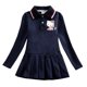 thumbnail image 2 of Hello Kitty-Polo con estampado de dibujos animados para niña, vestido de algodón para estudiante y niño, Falda plisada informal de manga larga, ropa para niño, 2 of 5