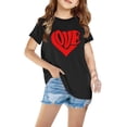 thumbnail image 2 of Zpanxa Chemises Filles T-Shirt à Imprimé d'Halloween Col Rond Manches Courtes Haut Mode en Coton 5 Ans, 2 of 4