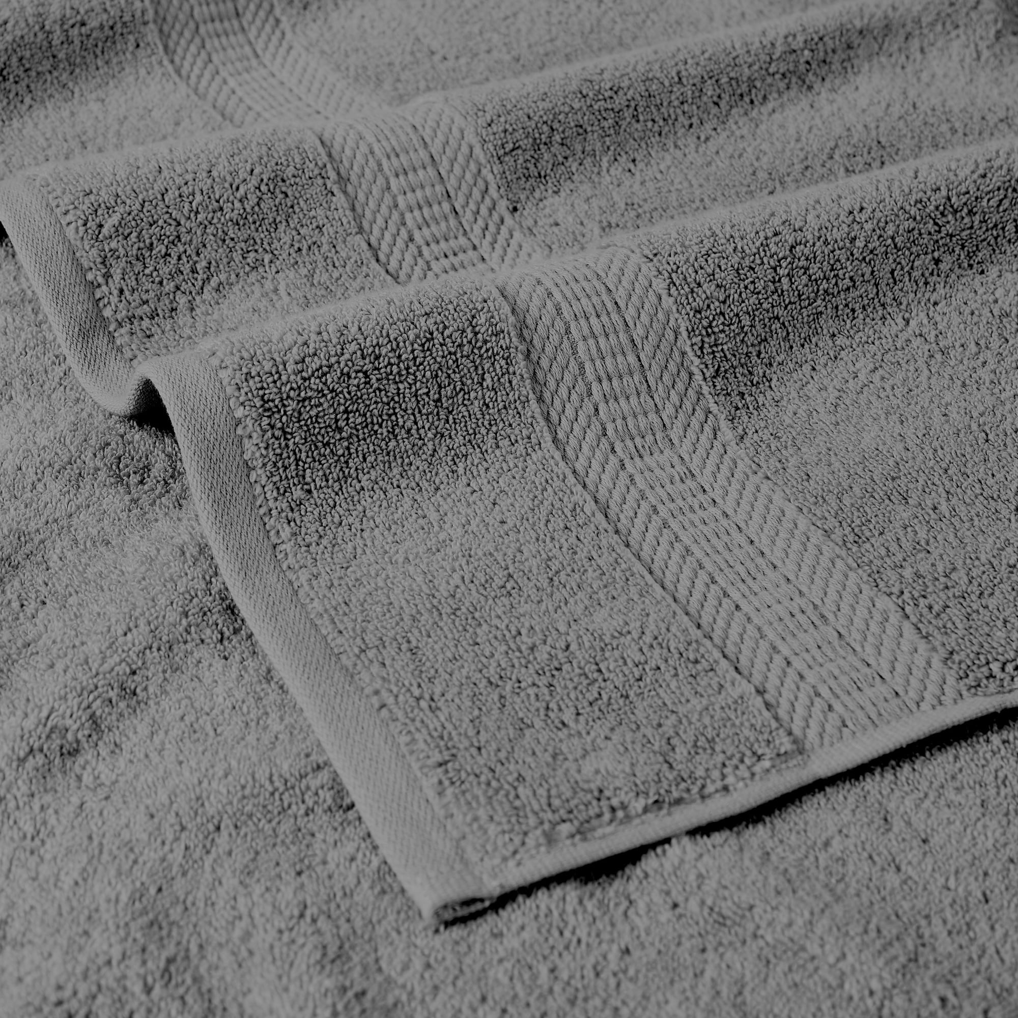 Modern Threads Bamboo Cotton Blend 6-Piece Bath Towel Set, Gray