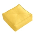 thumbnail image 4 of Cojín para el suelo Colamx Funda desmontable y lavable Asiento grande tipo puf 40 cm x 40 cm x 15 cm Amarillo, 4 of 8