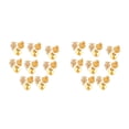thumbnail image 2 of bedienty 100 Sets Ear Stud Tray Making Findings Earrings Stoppers Bottom Craft Hypoallergenic Earring Accessory Adults Using Gold Color/ 12mm 2Set, 2 of 6
