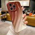 thumbnail image 4 of Compatible with iPhone 15 Pro Max Water Ripple Case, Cute Gradient Color Aesthetic Wave Shape Soft Camera Protective Phone case for iPhone 15 Pro Max Women Girls Red White, 4 of 7