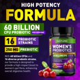 thumbnail image 3 of Probióticos creados por la naturaleza: 60 mil millones de UFC (16 cepas) para mujeres, 3 of 8